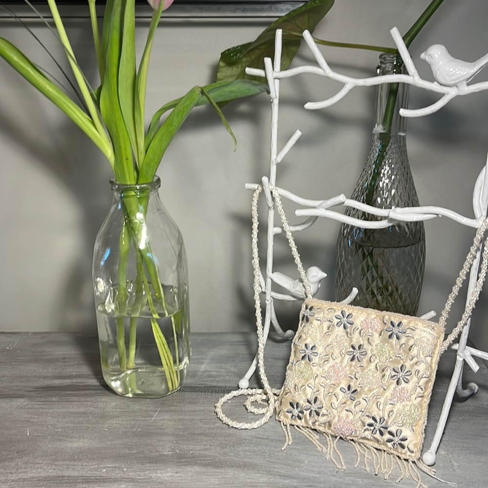 Vintage style  La Regale Beaded Mini Shoulder Bag/ Crossbody